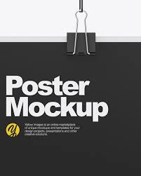 Download Paper Poster Mockup In Stationery Mockups On Yellow Images Object Mockups Yellowimages Mockups