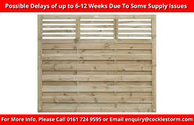 Buy wooden fence slats and get the best deals at the lowest prices on ebay! Elite Slatted Top Fence Panel Cocklestorm Fencing