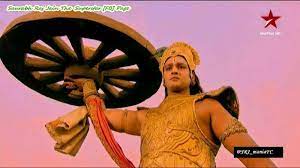 X 上的SourabhRaajJain OFC：「Lord #Krishna going to kill bhishma wid Chariot wheel ~ capture pic #MahabharatWar @saurabhraajjain http://t.co/58glJP9HTO」 / X