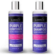 Achieving a blonde shade typically doesn't come with dye. Lariolla Purple Shampoo Conditioner For Blonde Hair 8 Ounce