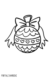 Christmas Christmasdecor Christmastree Coloring Coloringpages Printables Christmastreedecoration Natale Disegni Sta Palline Di Natale Natale Disegni
