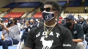 Because his stuff was jacked in plain sight. Shedeur Sanders The Son Of Deion Sanders Commits To Jackson State