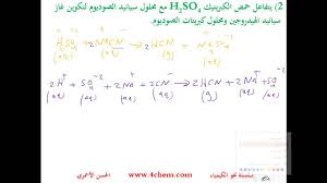التفاعلات التي تكون غازات Youtube