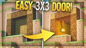 Touch device users, explore by touch or with swipe gestures. How To Make A 3x3 Piston Door In Minecraft 1 16 Two Way Easy Youtube