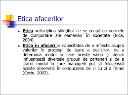 Fiecare afacere cauta armonizarea (sau mai bine zis compromisul) dintre rolul eticii in lumea moderna a afacerilor. Cultura OrganizaÅ£ionalÄƒ È™i Etica Afacerilor Prezentaciya Onlajn