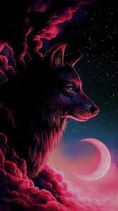 Wolves) refers to the gray wolf, canis lupus. Download Red Wolf Wallpaper By Mcfurkan74 1b Free On Zedge Now Browse Millions Of Popular Cloud Wall Artwork Lobo Papel De Parede De Lobo Pintura De Lobo