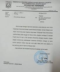 Contoh surat permohonan dana bantuan. 300 Jamaah Diisolasi Camat Tamansari Minta Bantuan Indozone Id