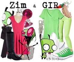 The Joy Of Disney Invader Zim Zim Gir Fandom Outfits Everyday Cosplay Casual Cosplay