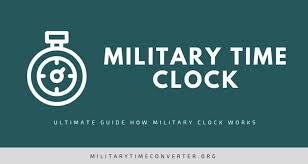 Eat biscuits and cheese for energy when energy runs out the timer finishes. How Does The Military Clock Work Explanation With Examples