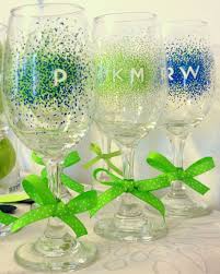Oil Based Sharpie Wine Glass Decorated Wine Glasses Sharpie Crafts Wine Glass Crafts