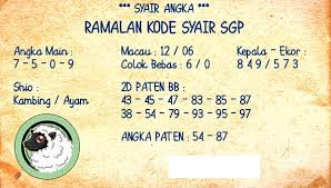 Di bawah ini adalah prediksi. Syair Sgp Hari Ini Terbaru 2021 Tercepat
