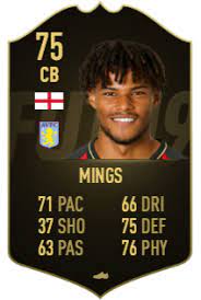 Mings fifa 21 is 27 years old and has 3* skills and 3 mings's price on the xbox market is 1,500 coins (38 min ago), playstation is 1,100 coins (46 min ago) and pc is 1,000 coins (29 min ago). Fifa 20 Aston Villa Player Ratings Predictions