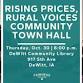 Rising Prices, Rural Voices: Community Town Hall event in DeWitt, IA