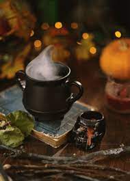 Kitchen Ghosts Happy Halloween Tea Gif Cinemagraph Good Morning Coffee