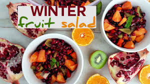 This dish is typically composed of an assortment of fruits served as is or combined with different types the typical filipino fruit salad is composed of canned fruit cocktail combined with condensed milk and table cream. Winter Fruit Salad Pomegranate Persimmon And Clementine Nest And Glow