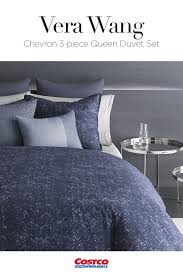 #verawanggang 🖤 explore the latest #verawang collections: Vera Wang Chevron 3 Piece Queen Duvet Set Features A Sateen Weave And Hidden Button Closure Chevron Duvet Covers Chevron Bedding Chevron Duvet