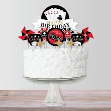 Use casino cutouts like the glittered jackpot sign or the neon casino. Cake Topper Glitter Cake Tooper Casino Theme Las Vegas Theme Casino Topper 50th Birthday Party Supplies Paper Party Supplies