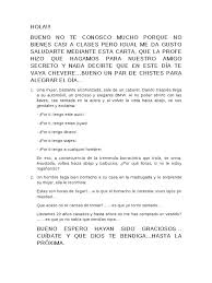 Maybe you would like to learn more about one of these? Carta Amigo Secreto