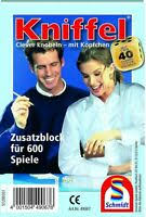 Kniffelblock zum ausdrucken pdf : Schmidt Spiele Kniffelblock 3 Zusatz Blocks Fur 1440 Spiele Ebay