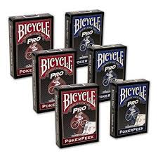 6 Decks Bicycle Pro Poker Peek Playing Cards Wpt Wsop Red Blue Pokerpeek Set By Us Playing Card 1 Unique Playing Cards Playing Cards Design Playing Card Deck