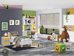 There's a crib, a toddler bed, and toys, of course! Nynaevedesign S Aura Kids Room