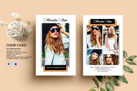 How to beat the competition with 5 shots. 83 Modeling Comp Card Ideas Model Comp Card Card Template Model