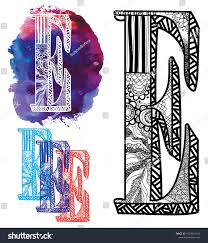 Eight countries start with the letter e: Letter E Dudling Drawing Mandala Alphabet Stock Vector Royalty Free 1068624743 Shutterstock