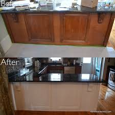 white painted kitchen island & pantry