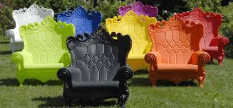 This Is A Series Of Outdoor Polystyrene Chairs Called The Queen Of Love They Were Designed By Graziano Moro And Renat Plastic Chair Lawn Chairs Outdoor Chairs