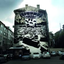 Istanbul Turkey Artist M City Street Mural Street Art Istanbul