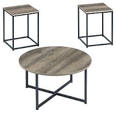 Black/nutmeg medium round wood coffee table set with nesting tables nathan james is the furniture company built nathan james is the furniture company built for this generation. Coffee And End Table Sets Ashley Furniture Homestore