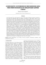 A solicitor is a legal practitioner who traditionally deals with most of the legal matters in some jurisdictions. Pdf Corporate Governance Mechanisms And The Performance Of Malaysian Listed Firms