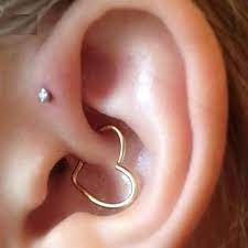 Soul Wired Heart Daith 16g Ear Piercing Cute Ear Piercings Ear Piercings Rook Ear Piercings