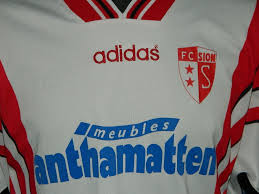 Rival team fc basel 1893. Sion Home Maillot De Foot 1996 1997