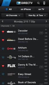 Directv App Guide Android Iphone App Guide Directv App