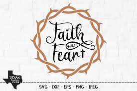 Download Faith Over Fear Christian Shirt Design Graphic By Texassoutherncuts Creative Fabrica PSD Mockup Templates