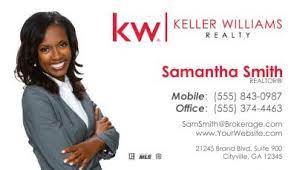 Keller williams large photo with white background. Keller Williams Business Cards 01 Real Estate Business Cards Photo Business Cards Custom Printing Request