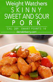 Skinny Sweet And Sour Pork Slenderberry Recipe Recipes With Rice Vinegar Pork Recipes Sweet N Sour Pork Recipe