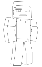 Minecraft Steve Coloring Page Minecraft Steve Minecraft Coloring Pages Coloring Pages Inspirational