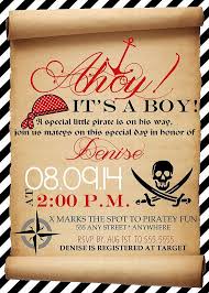 Have you ever seen a pirate themed baby shower? Ahoy Pirate Baby Shower Invitation By Denisesdesignstudio On Etsy Pirate Baby Shower Ideas Baby Boy Shower Baby Shower Invitations