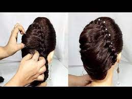 Beautiful French Hairstyles For Wedding Party Simple Hairstyle Hair Style Girl Hairstyles Youtube Easy Hairstyles Hair Styles French Hair