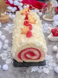 Buche Roulee Framboise Noix De Coco Vegan Perle En Sucre Perle En Sucre Recette Biscuit Roule Buche Roulee