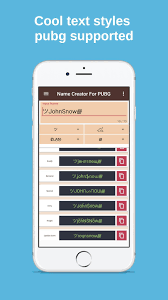 Here the user, along with other real gamers, will land on a desert island from the sky on parachutes and try to stay alive. Name Creator For Pubg For Android Apk Download