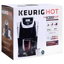Keurig 20 oz coffee maker. Keurig Hot K200 Brewing System Black Shop Appliances At H E B