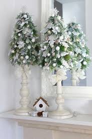 The Candlestick Bases Give Great Height To The Trees For A Bolder Look Xmastreedecorations Floral Inspiration Trees Pinterest Christmas Ch Christmas Candlesticks Christmas Deco Outdoor Christmas Decorations