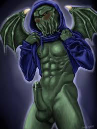 Cthulhu with his cock out (@Smutspice on Twitter) : rrule34gay