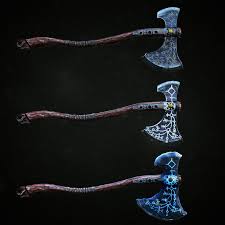 Axe God Of War 4 By Anton Krasko On Artstation Kratos God Of War God Of War Axe