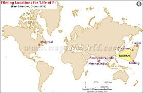If You Loved Life Of Pi You Re Gonna Love This Map Filming Locations Of Ang Lee S Oscar Winning Film Life Of Pi Filming Locations Life