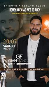 TA CHEGANDO MEUS AMIGOS!, Um super show com uma mega banda., Uma linda  homenagem a Renato Russo., Juntos cantaremos os grandes sucessos da Legião  Urbana., Conto com a presença de vocês., Dia 20 de ...
