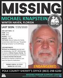 🔺MISSING IN FLORIDA🔺Michael Lee Knapstein was last seen